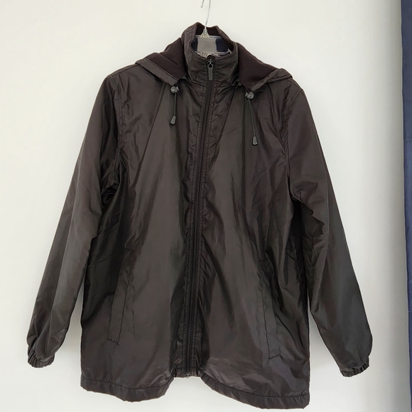 Totes Men's Black Windbreaker Jacket - Picture 1 of 6